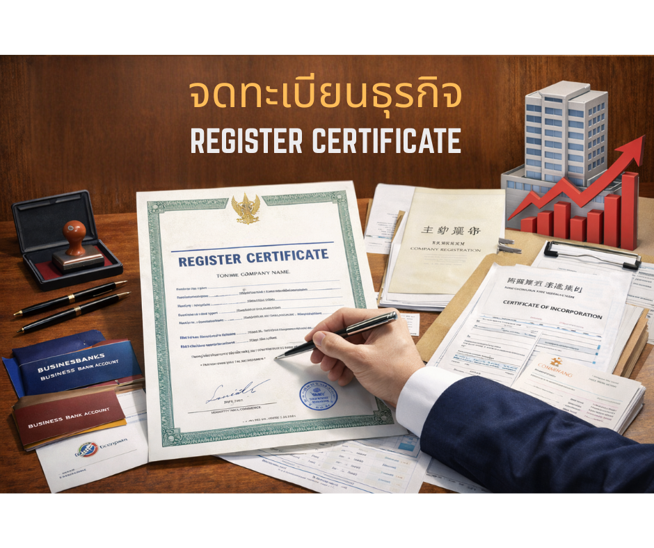 จดทะเบียนธุรกิจ - Priyakorn Accounting